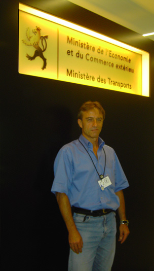 Horst Heberle im Wirtschaftsministerium Luxembourg