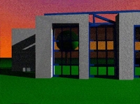 Entwurf und Visualisierung des Rundfunk Gebäudes 